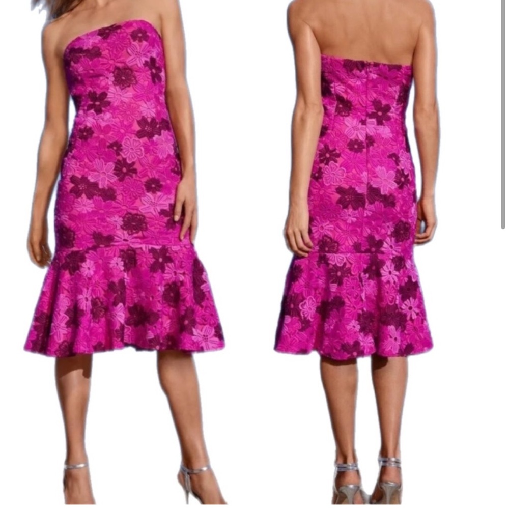 Pink cocktail dress